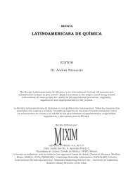 LATINOAMERICANA DE QUÍMICA - Revista Latinoamericana de ...