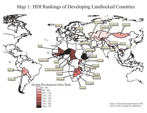 the challenges facing landlocked developing countries: a case study ...