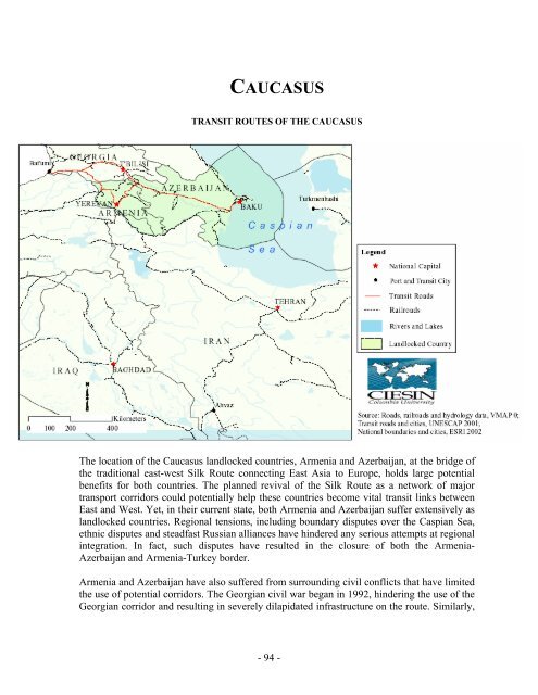 the challenges facing landlocked developing countries: a case study ...