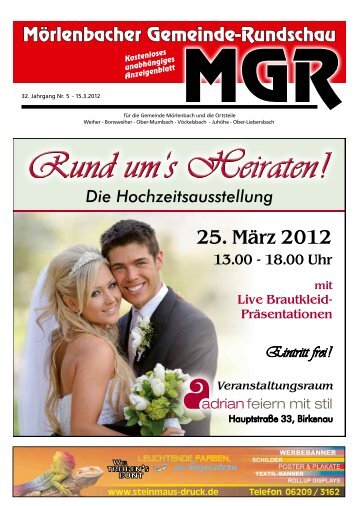 Die Hochzeitsausstellung - Mörlenbacher Gemeinde Rundschau