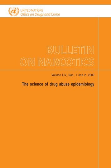 Bulletin on Narcotics, The science of drug abuse epidemiology