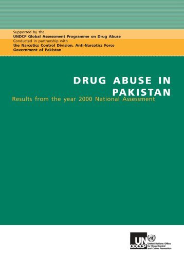 Drug abuse in Pakistan - United Nations Office on Drugs and Crime