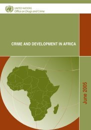 Crime and Development in Africa - United Nations Office on Drugs ...