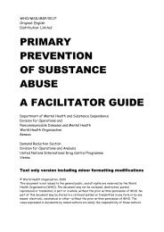 Facilitator's Guide - United Nations Office on Drugs and Crime