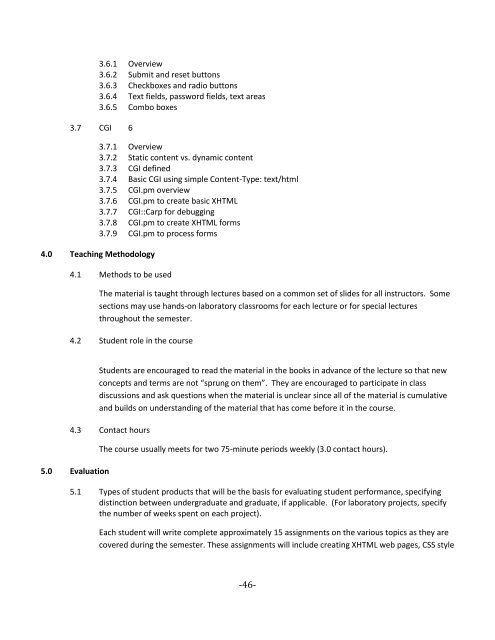 BIS Self-Study Appendices - University of Nebraska Omaha