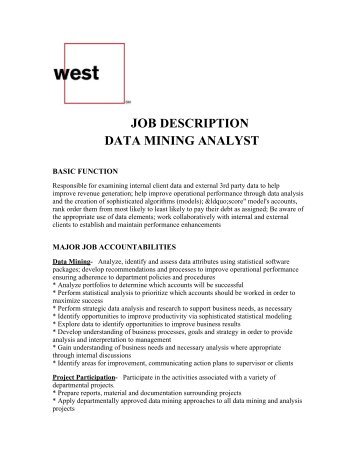 data quality analyst job description