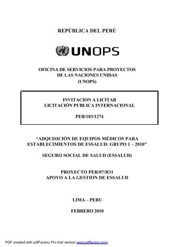 1274 BASES - UNOPS