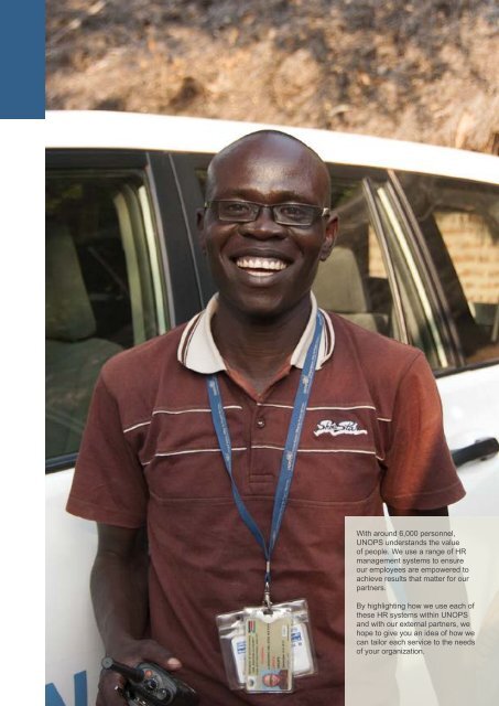 Read UNOPS human resources services catalogue: Helping our ...