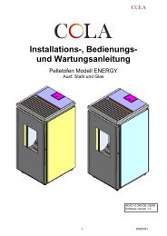 Installations-, Bedienungs- und Wartungsanleitung