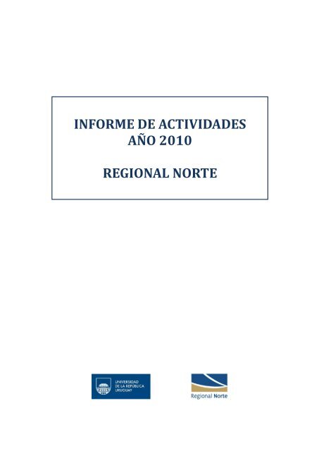 PublicaciÃ³n informe anual de actividades.pdf - Regional Norte