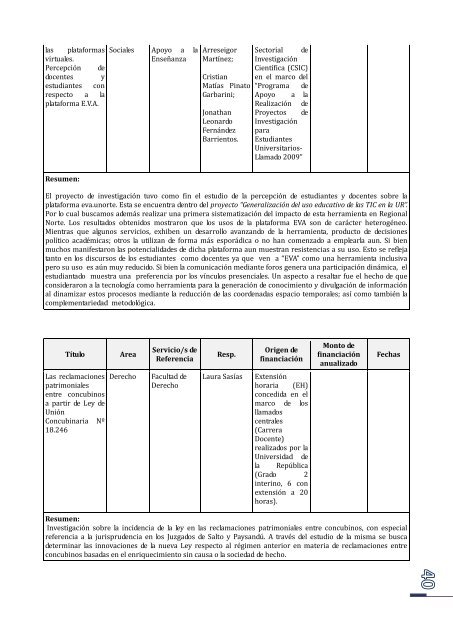 PublicaciÃ³n informe anual de actividades.pdf - Regional Norte