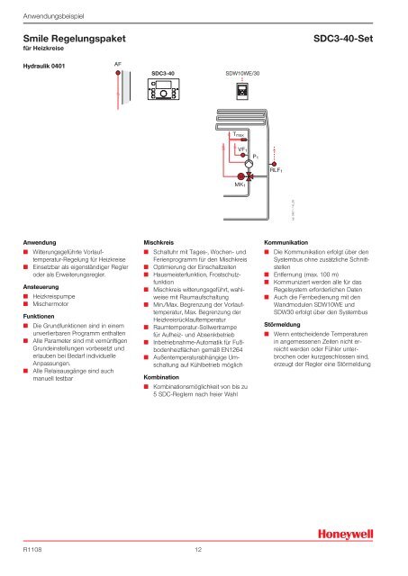 Smile â Regler SDC fÃ¼r Heizung, Solarintegration und FernwÃ¤rme