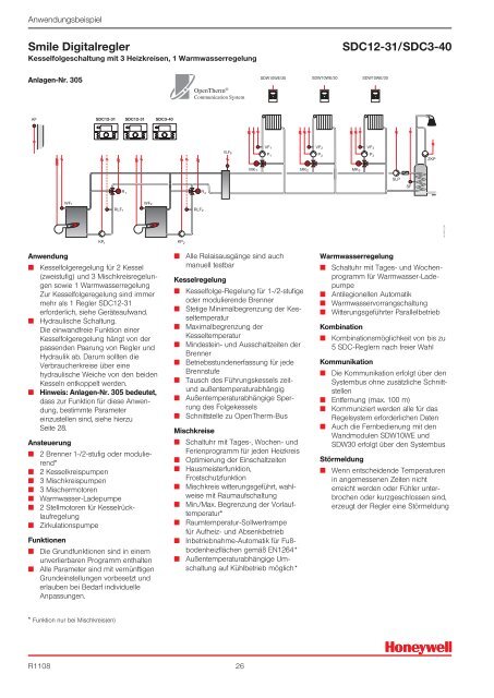 Smile â Regler SDC fÃ¼r Heizung, Solarintegration und FernwÃ¤rme