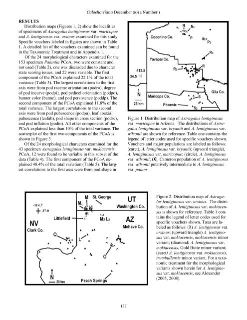 December 2012 Number 1 - Utah Native Plant Society