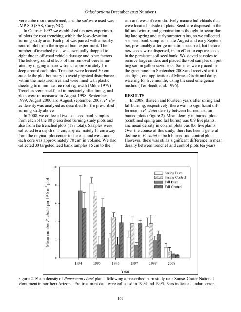 December 2012 Number 1 - Utah Native Plant Society