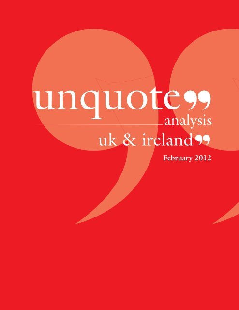 latest digital edition of UK & Ireland unquote