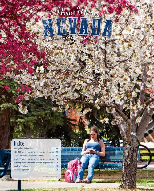 NSB Spring 2013 - University of Nevada, Reno