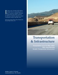 Transportation & Infrastructure - University of Nevada, Reno