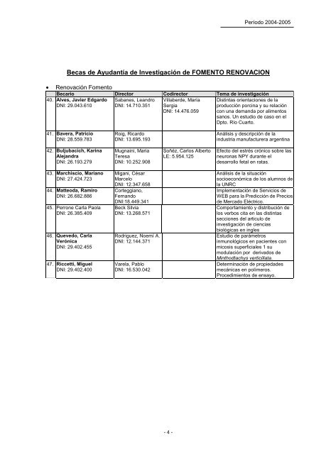 Anexo I en formato pdf - Universidad Nacional de RÃ­o Cuarto