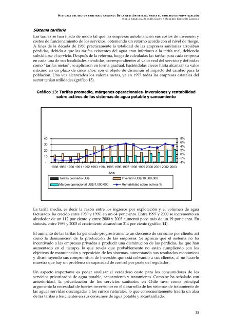 Historia del sector sanitario chileno - United Nations Research ...