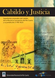 Cabildo y Justicia - Universidad Nacional de RÃ­o Cuarto