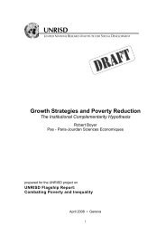 Growth Strategies and Poverty Reduction The Institutional ...