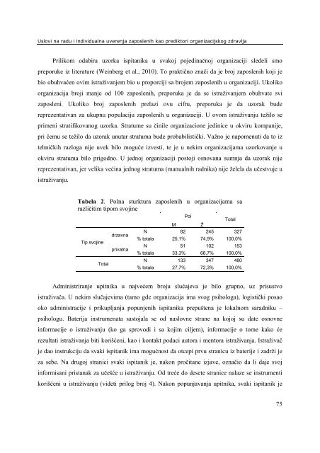 Univerzitet u Novom Sadu Filozofski fakultet Odsek za psihologiju ...