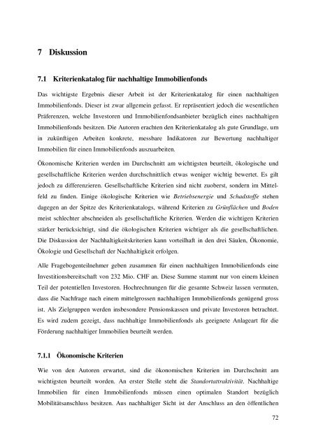 Nr. 38/06 Gestaltung und Bewertung der Kriterien und ... - ETH ZÃ¼rich