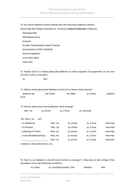 Corinne Schmidiger & Barla Vieli - ETH Zurich - Natural and Social ...