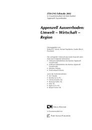 Appenzell Ausserrhoden - ETH Zurich - Natural and Social Science ...