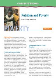 Nutrition and Poverty - UNSCN