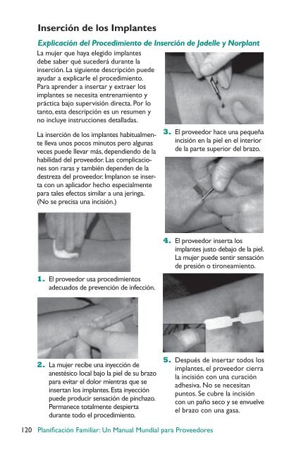 PlanificaciÃ³n Familiar: Un Manual Mundial para Proveedores