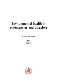 Environmental health in emergencies and disasters - libdoc.who.int ...