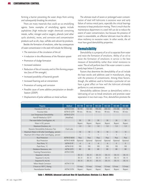 Machinery Lubrication July August 2008