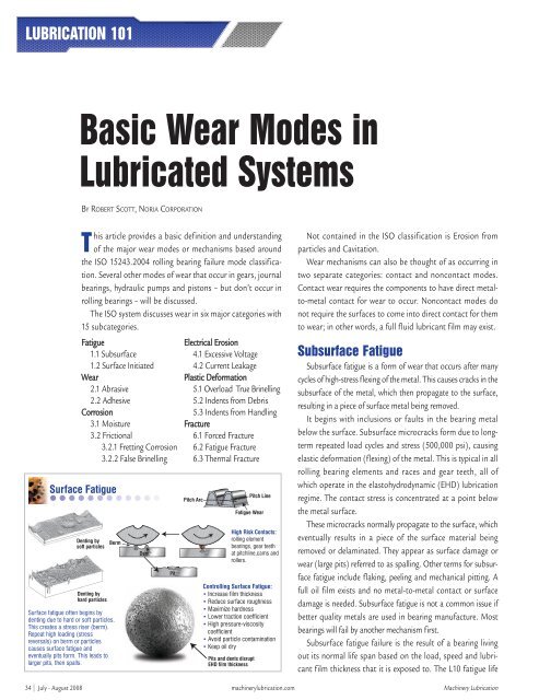 Machinery Lubrication July August 2008