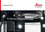 Gebrauchsanweisung - Leica Microsystems