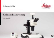 Gebrauchsanweisung - Leica Microsystems