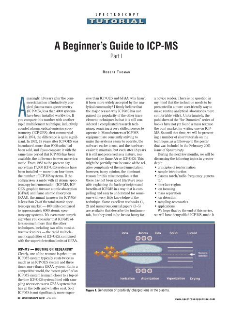 A Tutorial for Beginners Third Edition Practical Guide to ICP-MS