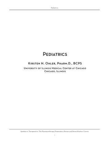 Pediatrics - ACCP