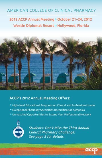 Meeting Brochure - ACCP