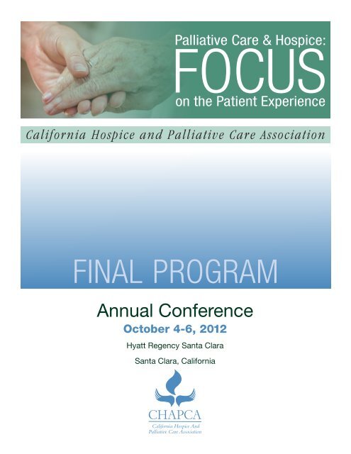 FINAL PROGRAM - California State Hospice Association