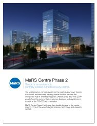 MaRSPhase2 V12 2 pager.pptx - MaRS Discovery District