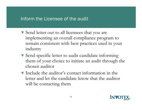 What is a royalty audit? - Licensing Executives Society USA and ...