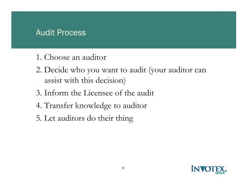 What is a royalty audit? - Licensing Executives Society USA and ...