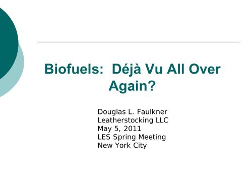 last call for bio-fuels?