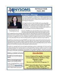 President's Message - New York Osteopathic Medical Society