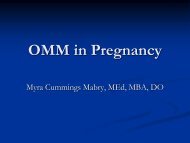 OMT In Pregnancy â NYSOMS