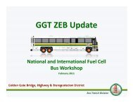 Golden Gate Transit Zero Emissions Bus Program - International ...