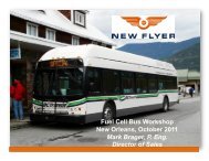 New Flyer FCB Update - International Fuel Cell Bus Collaborative