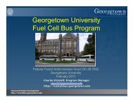 Georgetown University Fuel Cell Bus Program - International Fuel ...